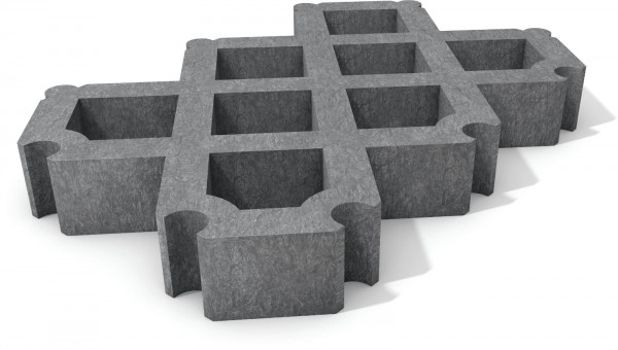 EcoBlock Recycled Turf Block