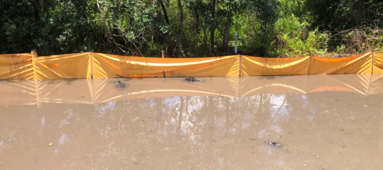 Floating Staked Turbidity Barriers
